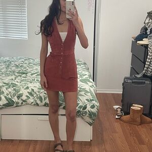 MOVING SALE Pink Overall Dress